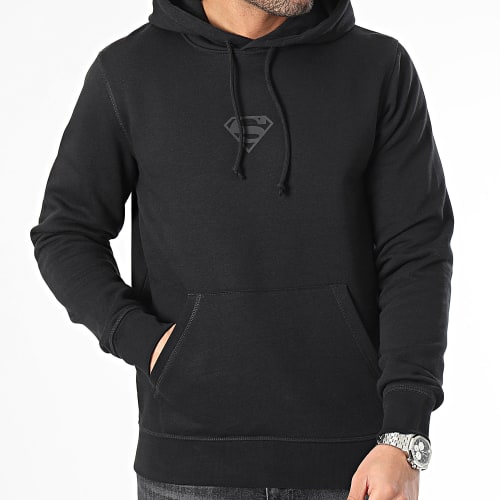 Sweat Capuche Man Of Steel Noir Noir