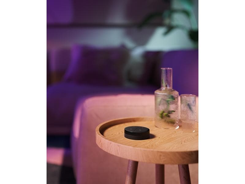 Philips Hue Zubehör Tap Dial Schalter, Schwarz, EU Zubehör für Philips Hue Lichtsystem