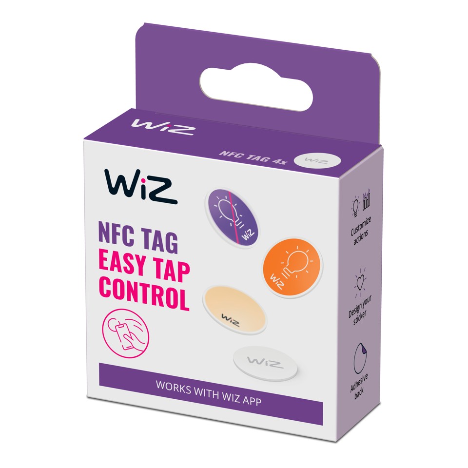 WiZ - NFC tag 4 stykker