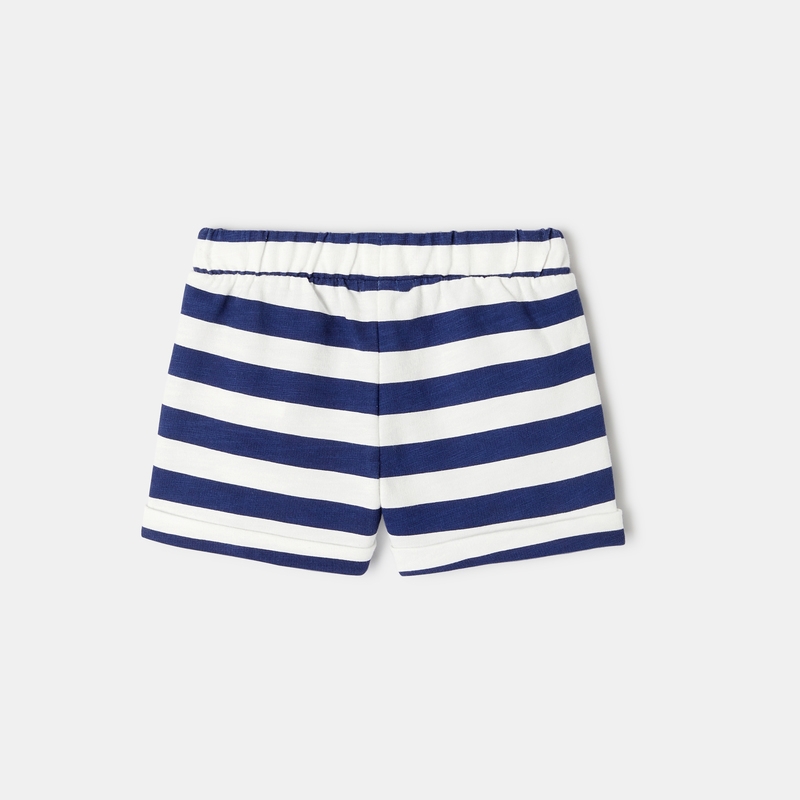 Short en molleton de coton bio bleu mixte Absorba