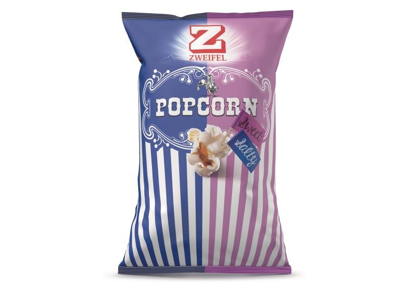 Zweifel Popcorn Sweet & Salty 10 x 100 g Gepuffte Maiskörner mit süss-salzigem Geschmack
