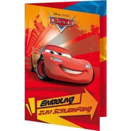 Nestler Einladungskarte Schulanfang Disney Pixar Cars 2