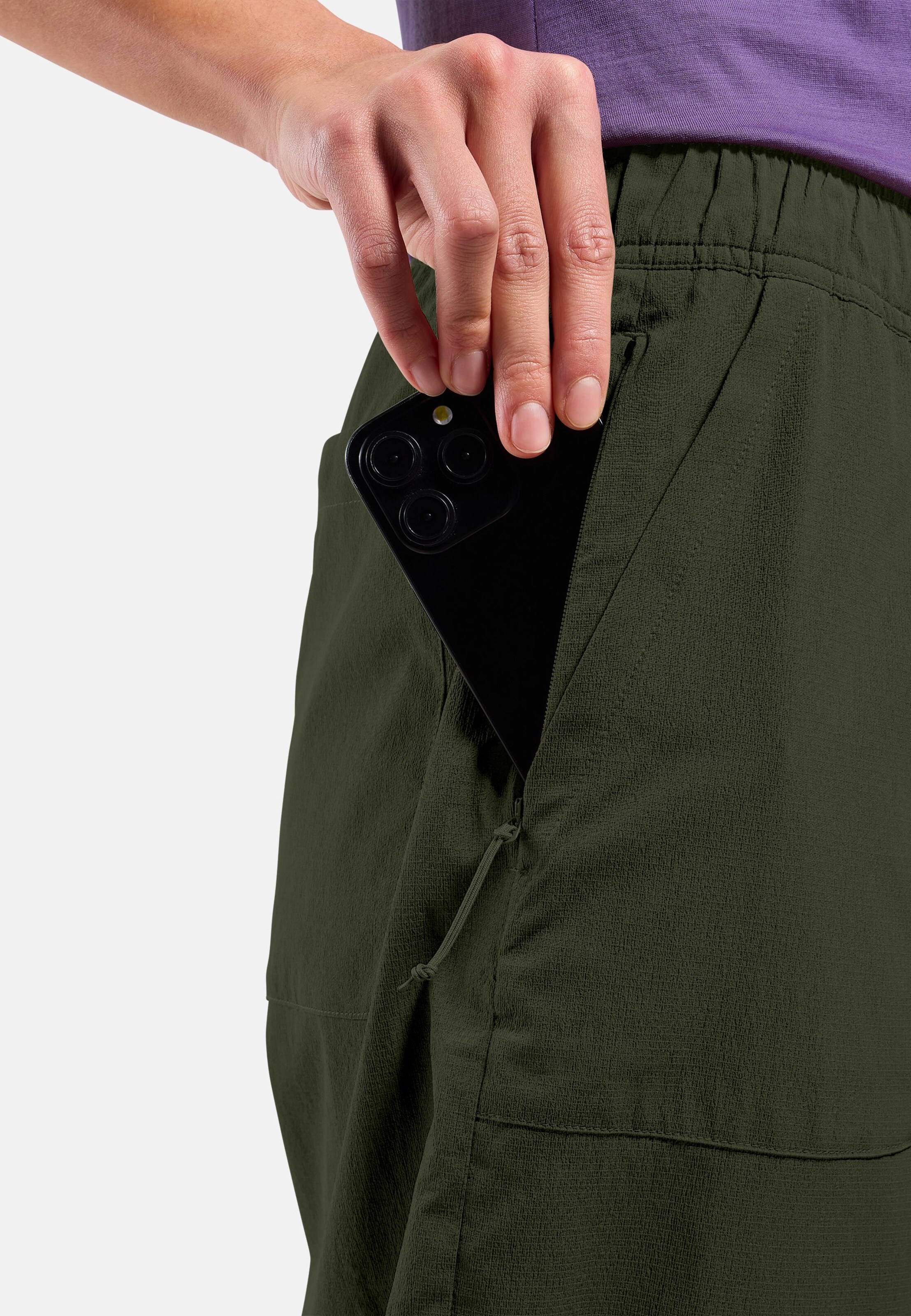 Ultraleichte Ascent 7/8-Ripstop-Hose mit schmal zulaufendem Bein in deep depths