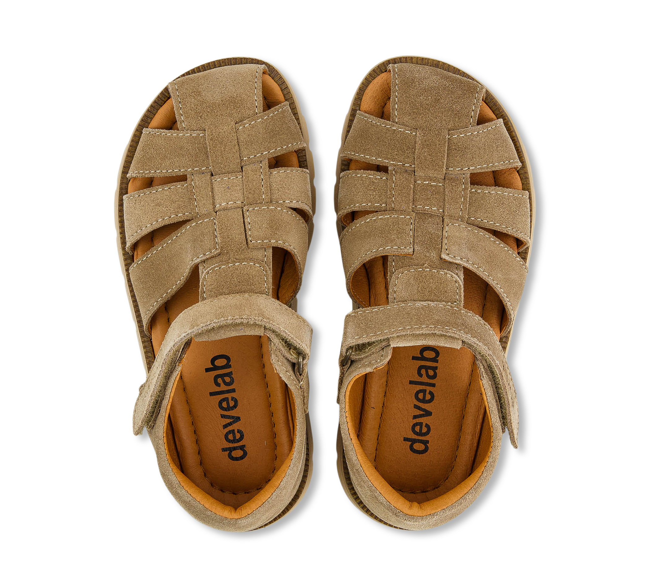 Develab Sandal Suede Velcro