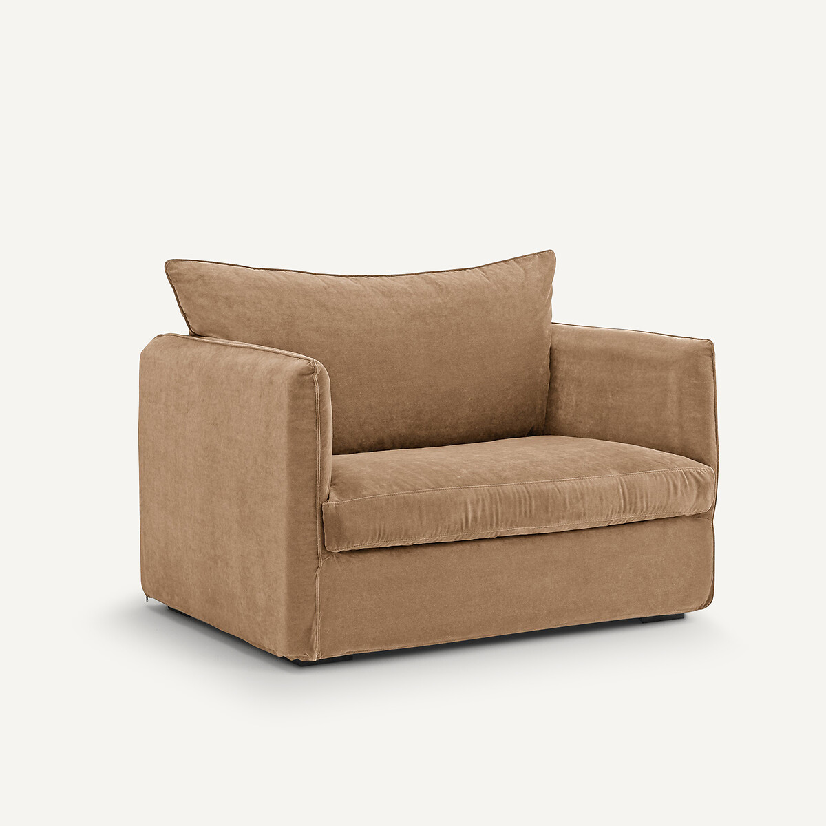 AM.PM<br>Poltrona XL em fluweel stonewashed, Neo Chiquito