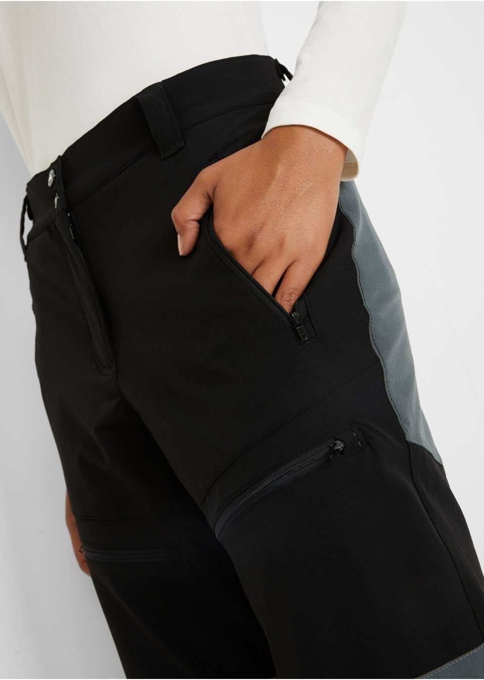 Pantalon softshell imperméable, évasé