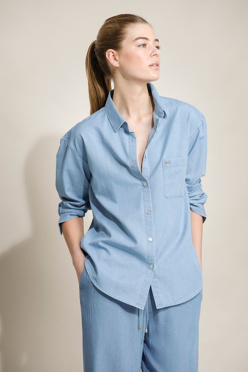 CAMISA EM CHAMBRAY