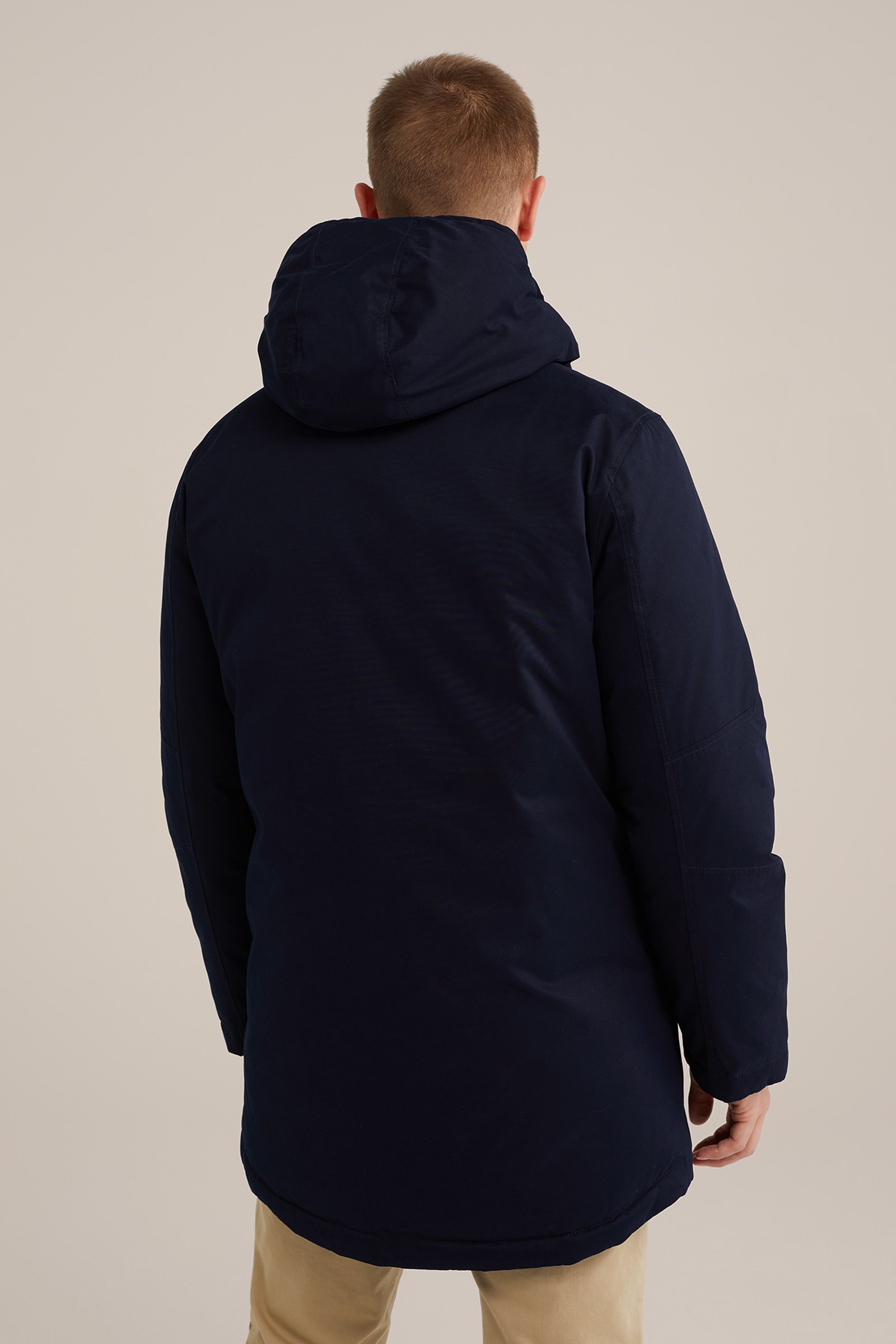 parka jas WE Fashion Donkerblauw