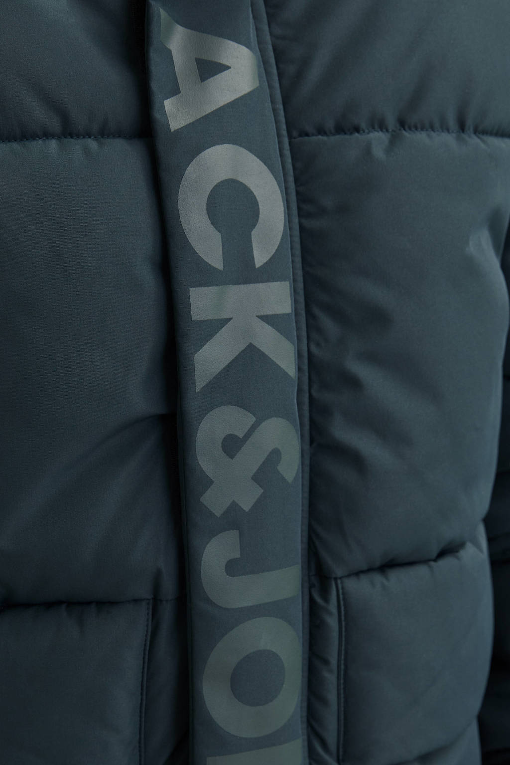 JACK & JONES gewatteerde winterjas JCOSPEED donkergroen