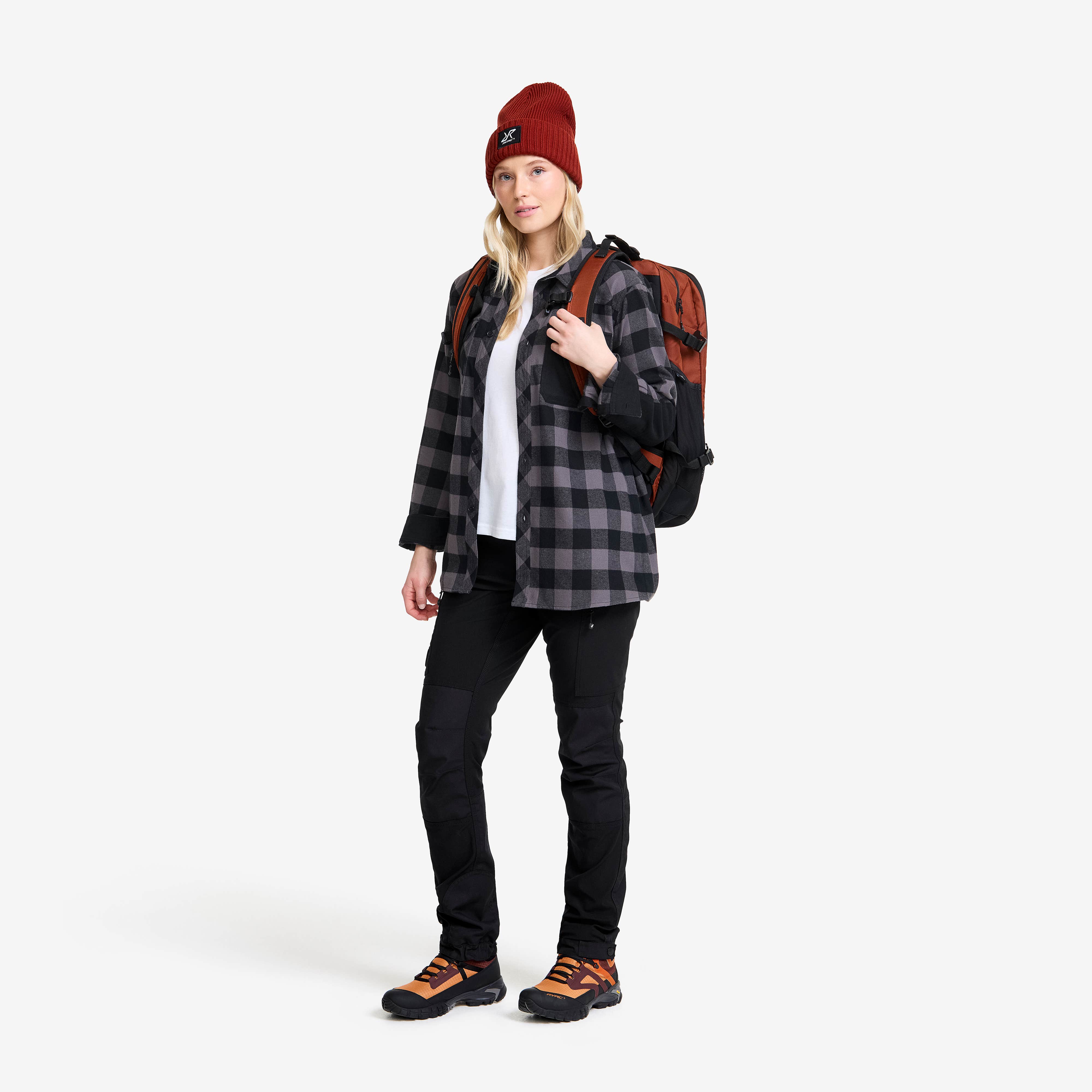 Campfire Shirt Dame Black/Anthracite