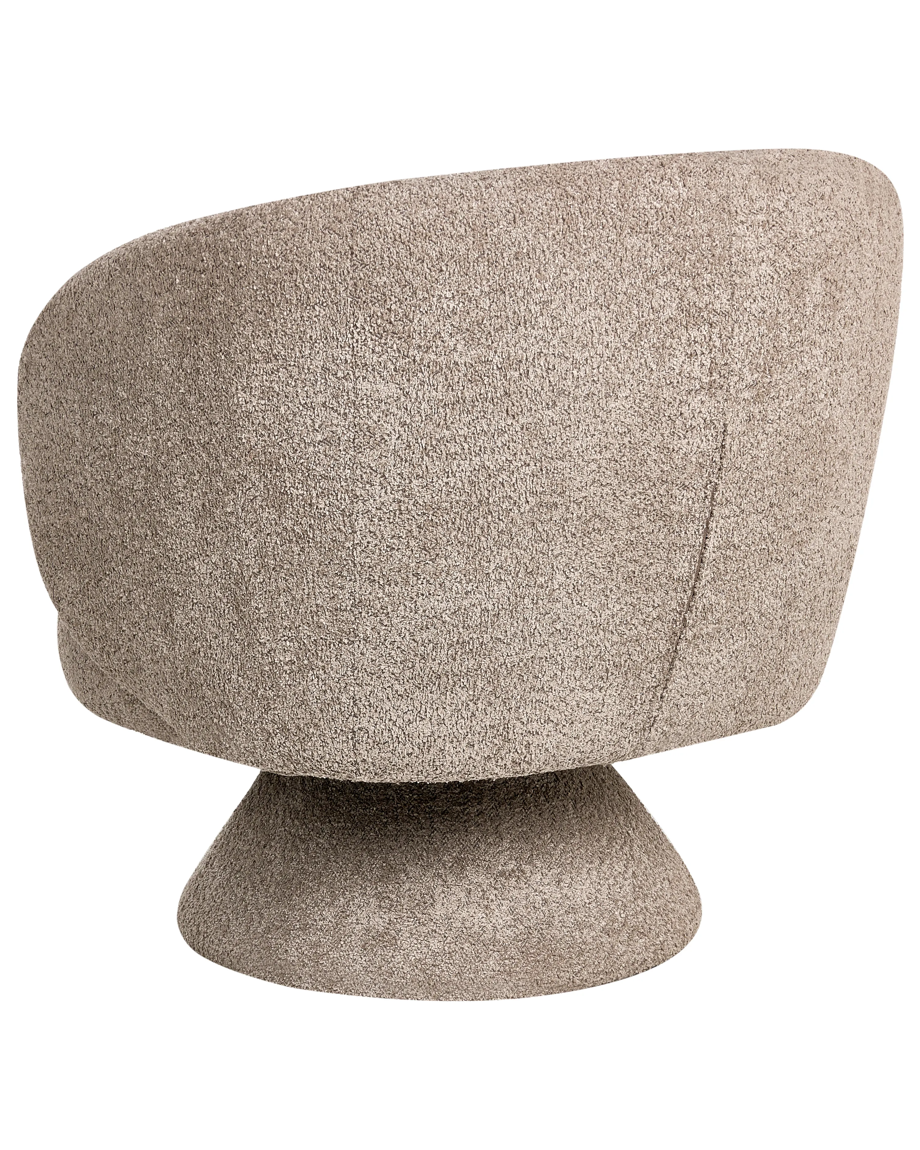 Draaifauteuil LIEKSA Bouclé Beige