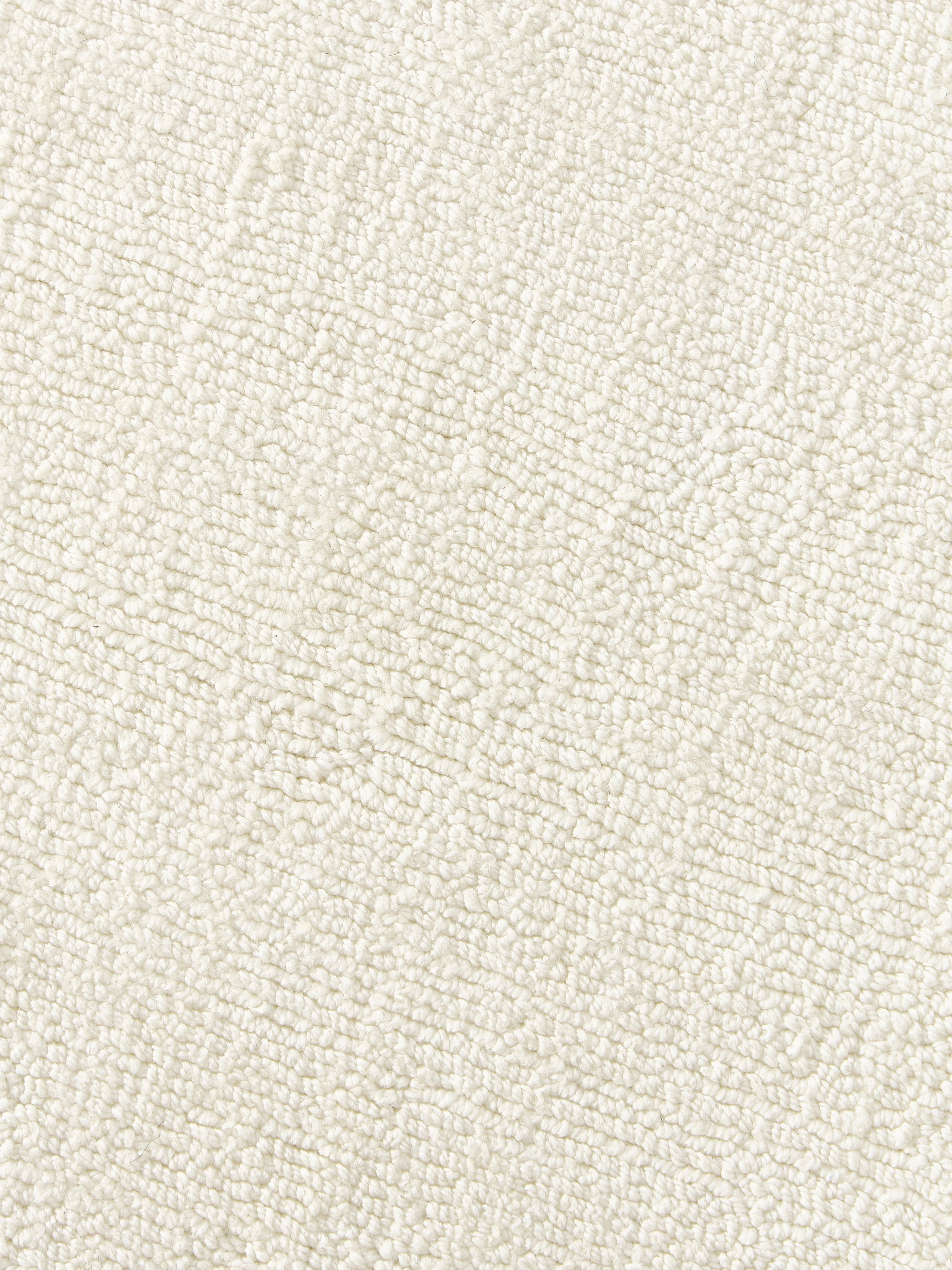 Handgeweven viscose loper Wavy met golvende rand