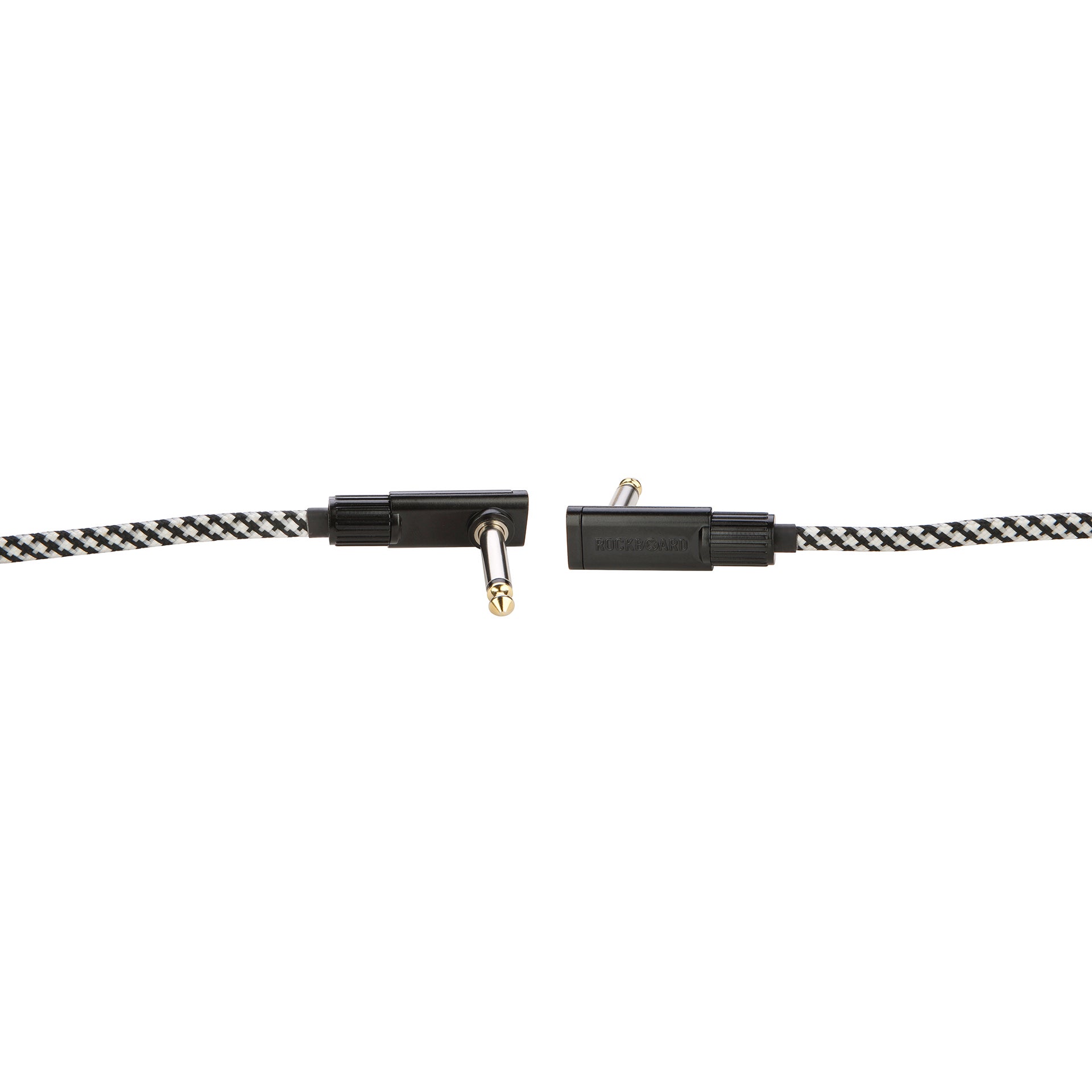 RockBoard Tweed Series Flat Patch Cable Salt&Pepper 60 cm