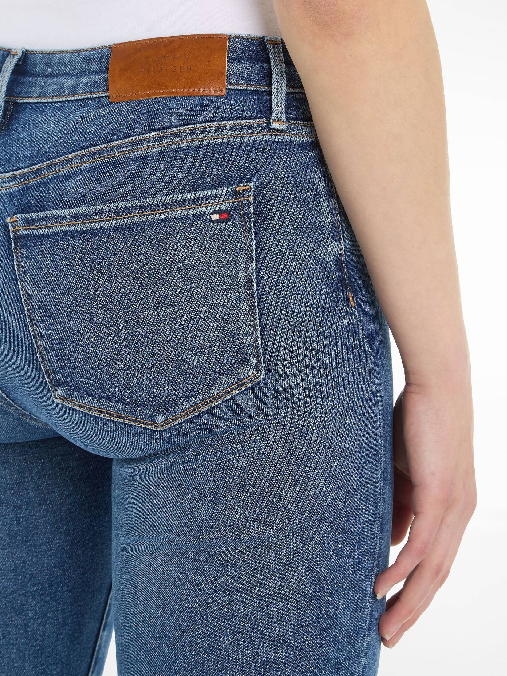 Tommy Hilfiger| Damen Jeans TH FLEX COMO SKINNY RW JANE Skinny Fit
