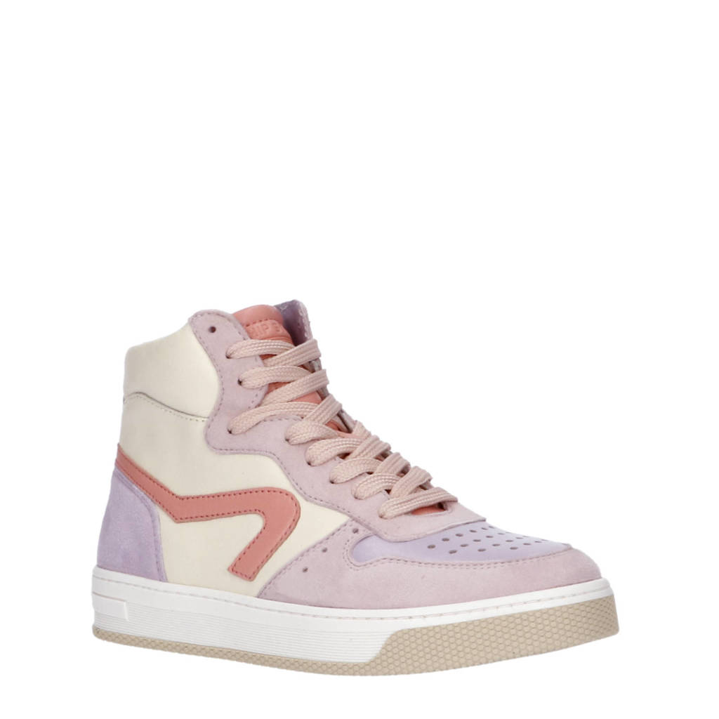 Hip H1301leren sneakers roze