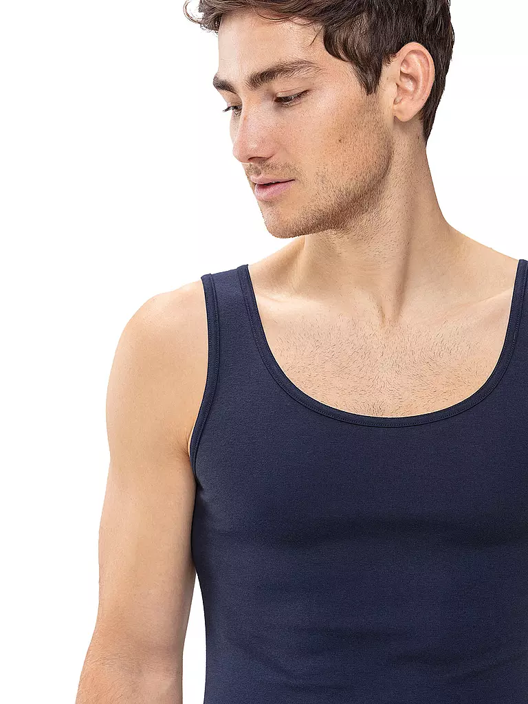 MEY Athletic Shirt Casual Cotton Yacht Blue blau