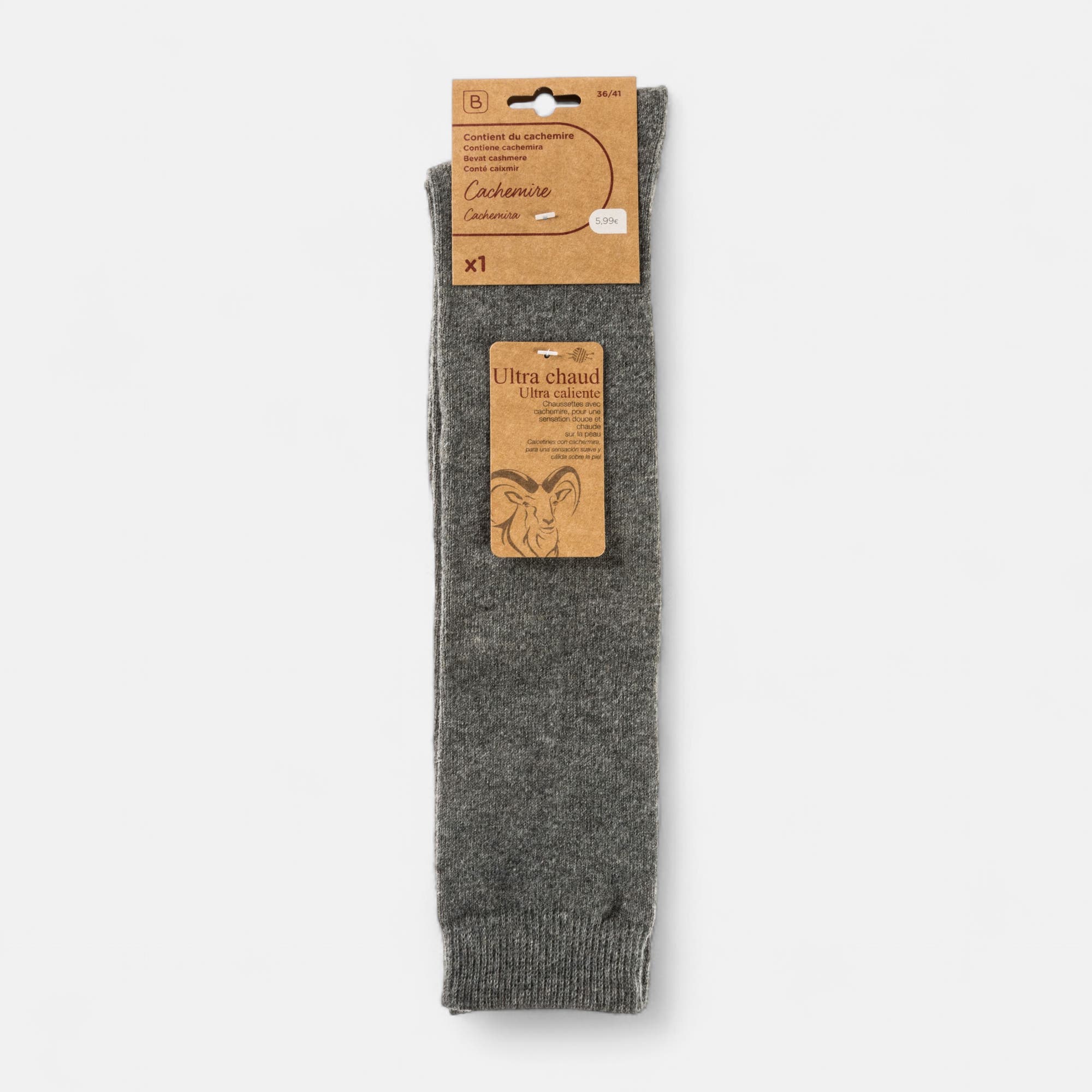 Chaussettes Femme gris