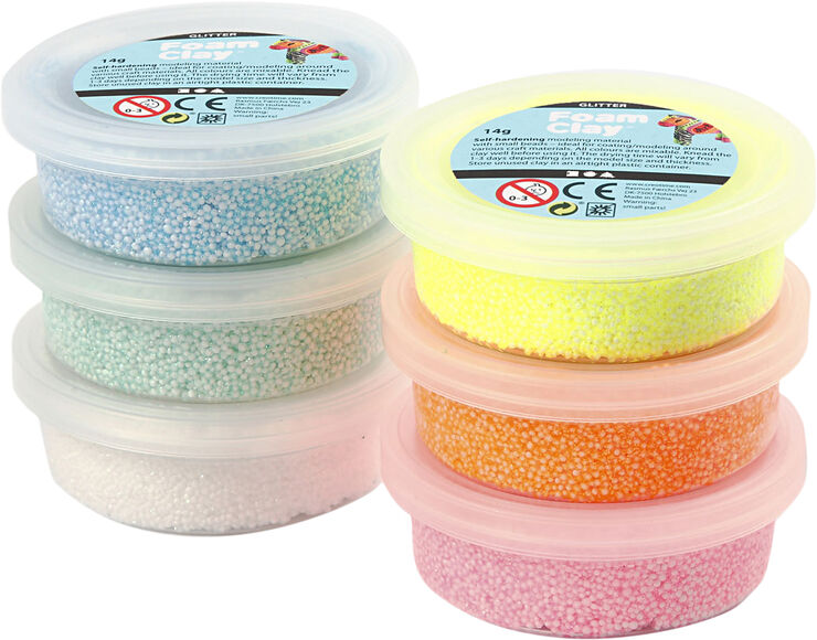 Foam Clay Foam Clay ass glitter 6x14g