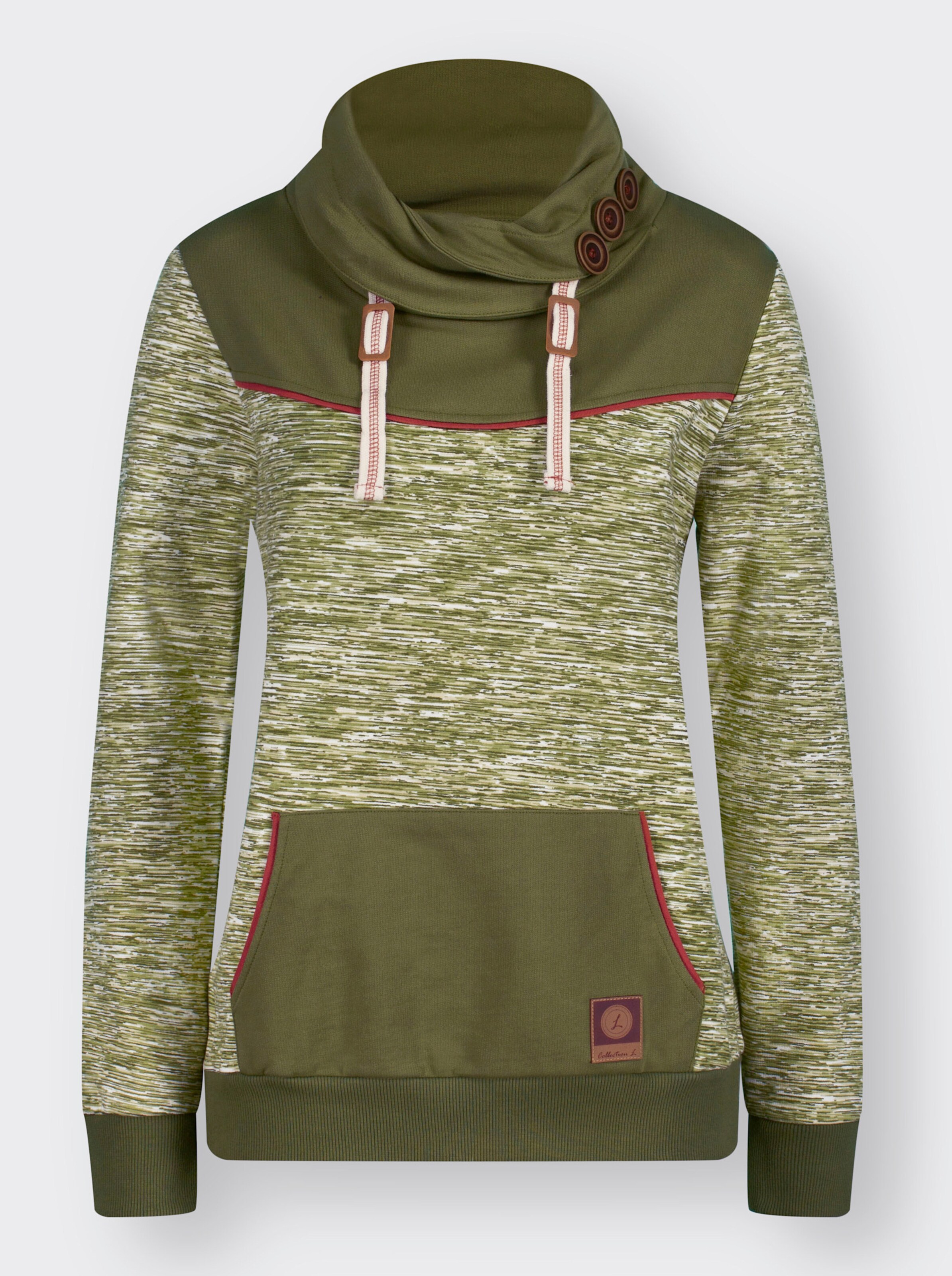 Sweatshirt mit Kontrast-Details