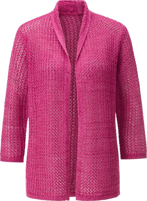 Dames Cardigan in fuchsia