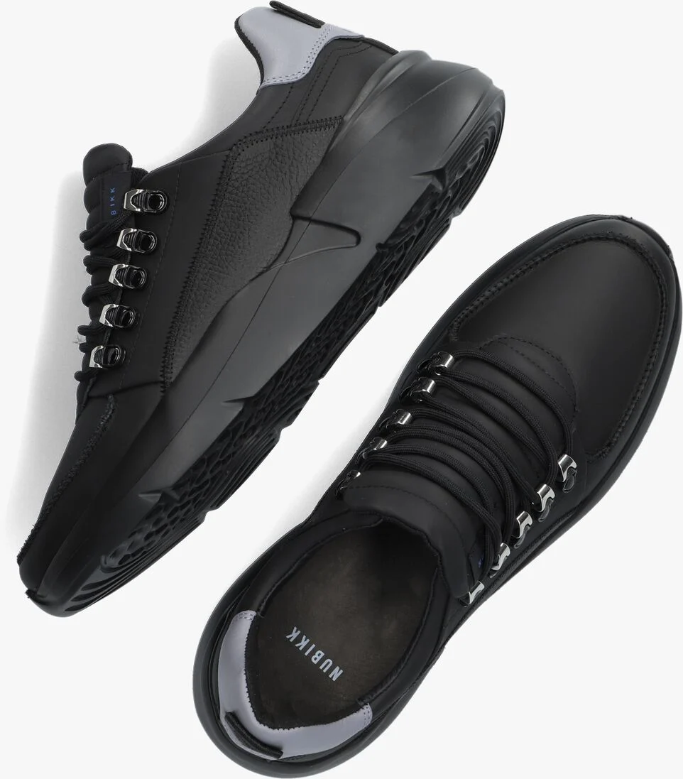 NUBIKK zwarte nubikk lage sneakers roque roman men