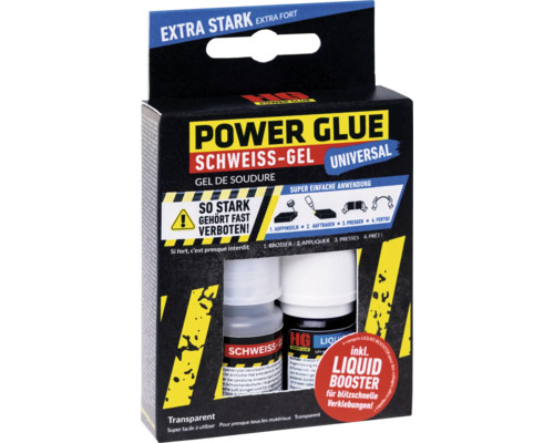 HG Power Glue Zweetgel, 10 g GEL en 5 ml Liquid Boost