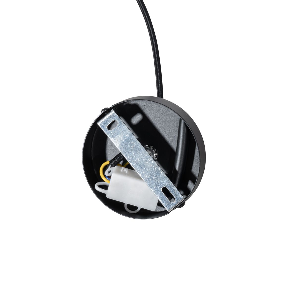 Japandi hanglamp wit zijden 30cm - Plu