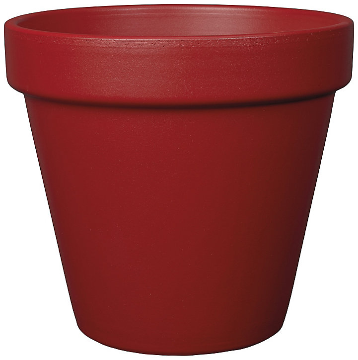 Vaso terre cuite Deroma BigBand piment ø20 x h.17,9 cm