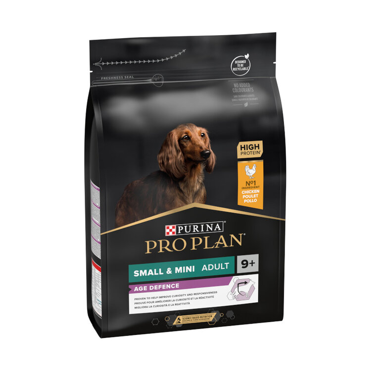 Pro Plan Adult Small and Mini Frango para Cães Idosos +9