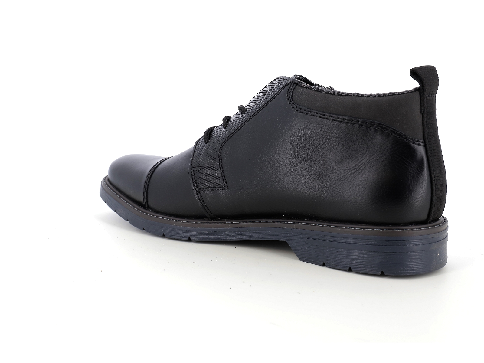 Rieker-13031 Synthétique Noir