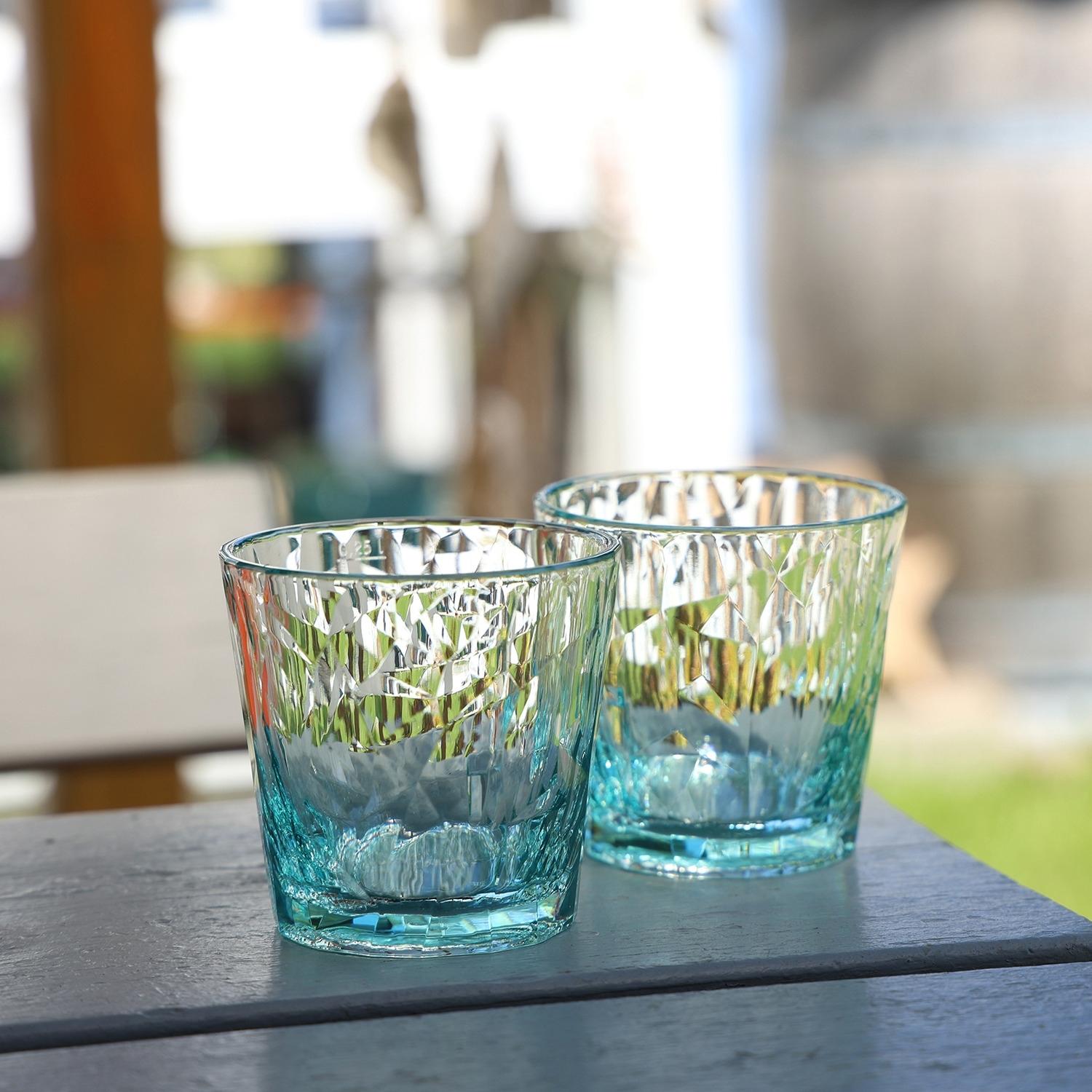 Koziol Superglas CLUB No. 22 2er Set 250 ml transparent jade