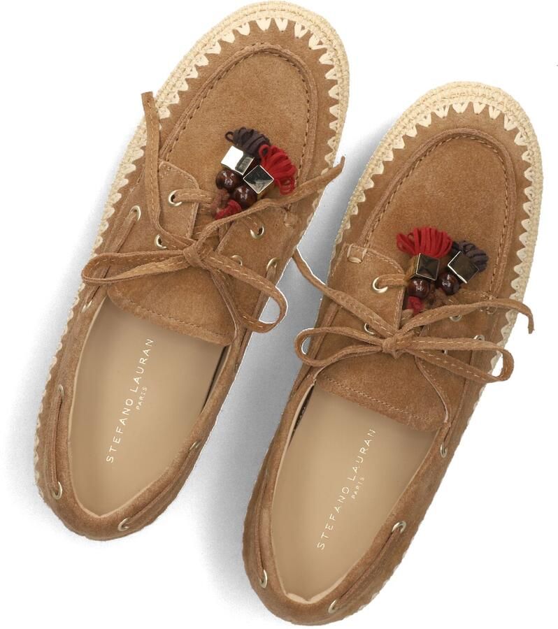 STEFANO LAURAN Loafers Dames St2066 Maat: 40 Materiaal: Suède Kleur: Camel
