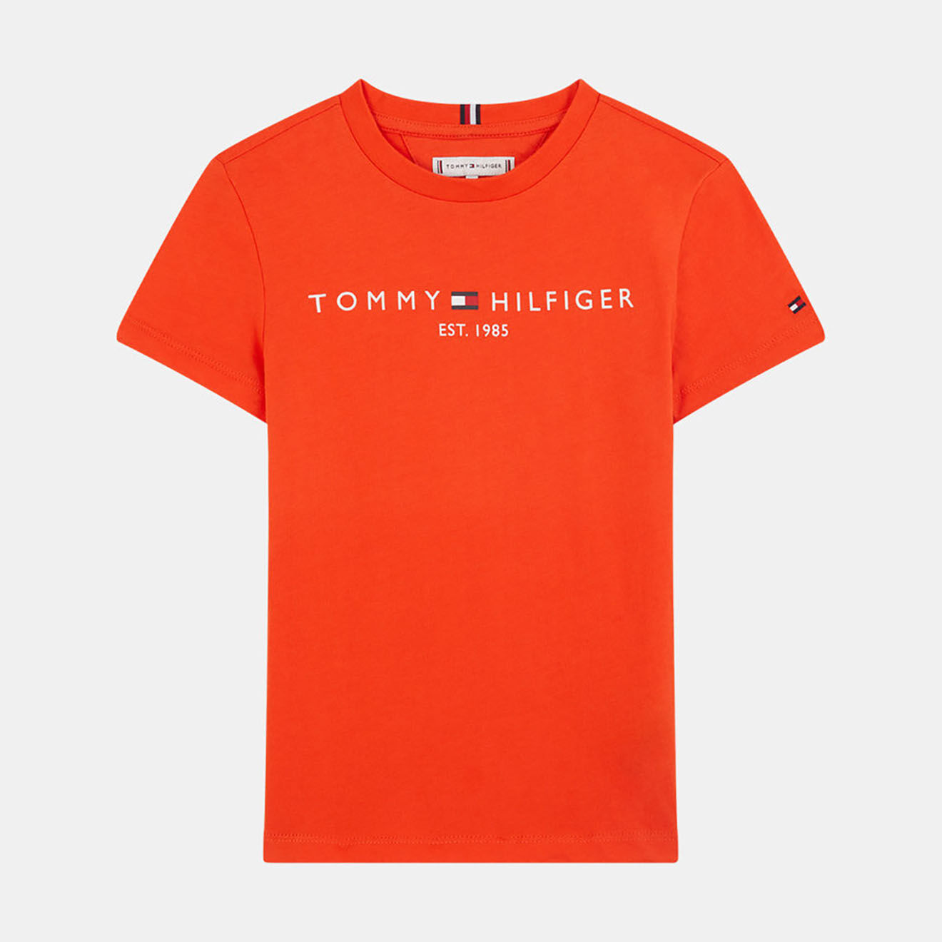 Tommy Hilfiger T-Shirt 100% Coton Bio Classic orange
