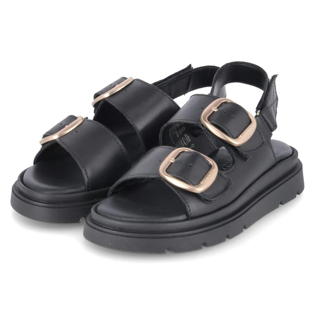 TamarisSandalen - BLACK LEATHER