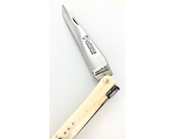Design Beillonnet MOF - Laguiole 11 cm - Tire-bouchon - Os de chameau Couteau de Poche Design Beillonnet - PassionFrance