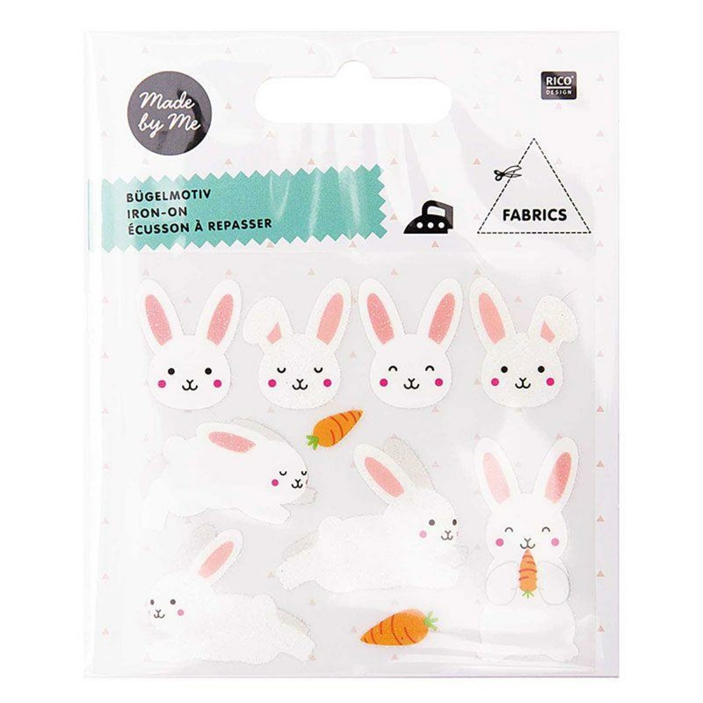 Ecussons à repasser pour enfants - petits lapins