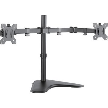 Bras support double, socle, longueur du bras 399 mm