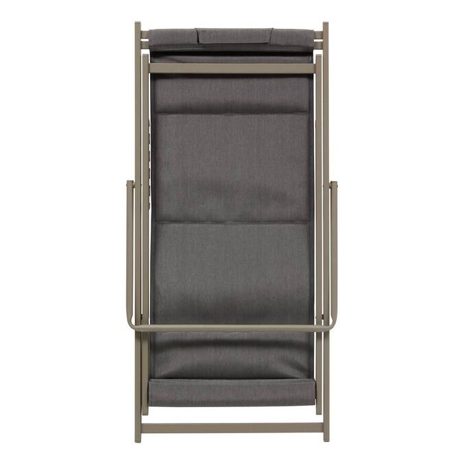 Chilienne de jardin pliable LUNIVIA Café