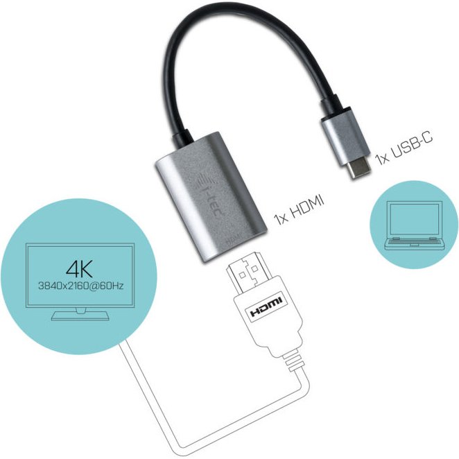 i-tec Metal USB-C HDMI Adapter 4K/60Hz