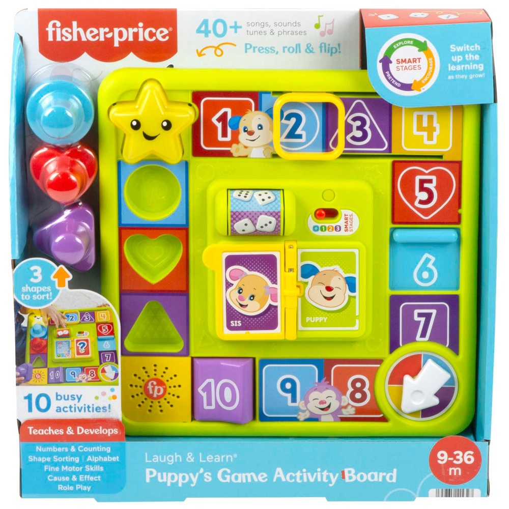 Fisher-Price Lachen & Lernen Welpen-Spiel-Aktivitätsbrett