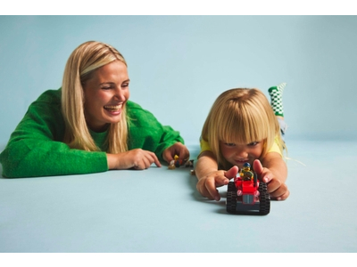 LEGO Rode tractor met aanhanger en schapen (60461)
