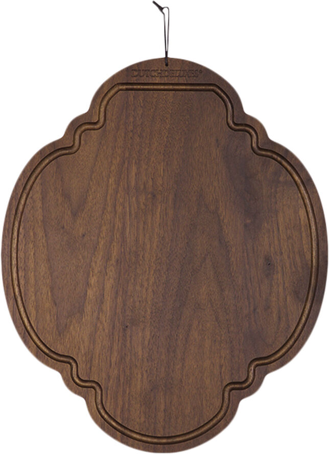 DutchDeluxes Breakfast Board Oval - Walnut Solid walnut
