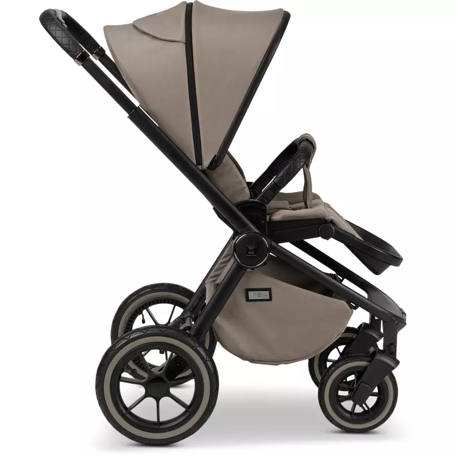 MOON Kombikinderwagen Resea Edition+ mudblack matt
