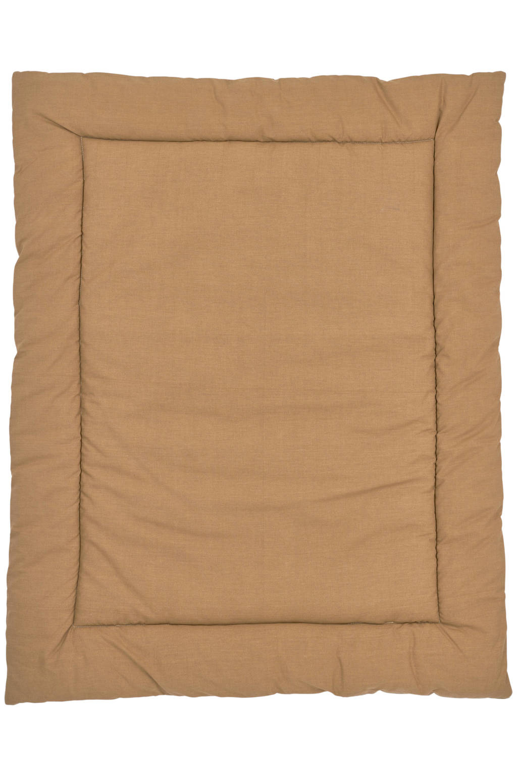 reversible boxkleed Ikat/Uni 80x100 cm Sand/Toffee