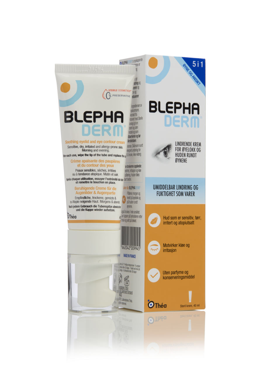 Blephaderm lindrende krem til øyelokk og huden rundt øynene   40 ml