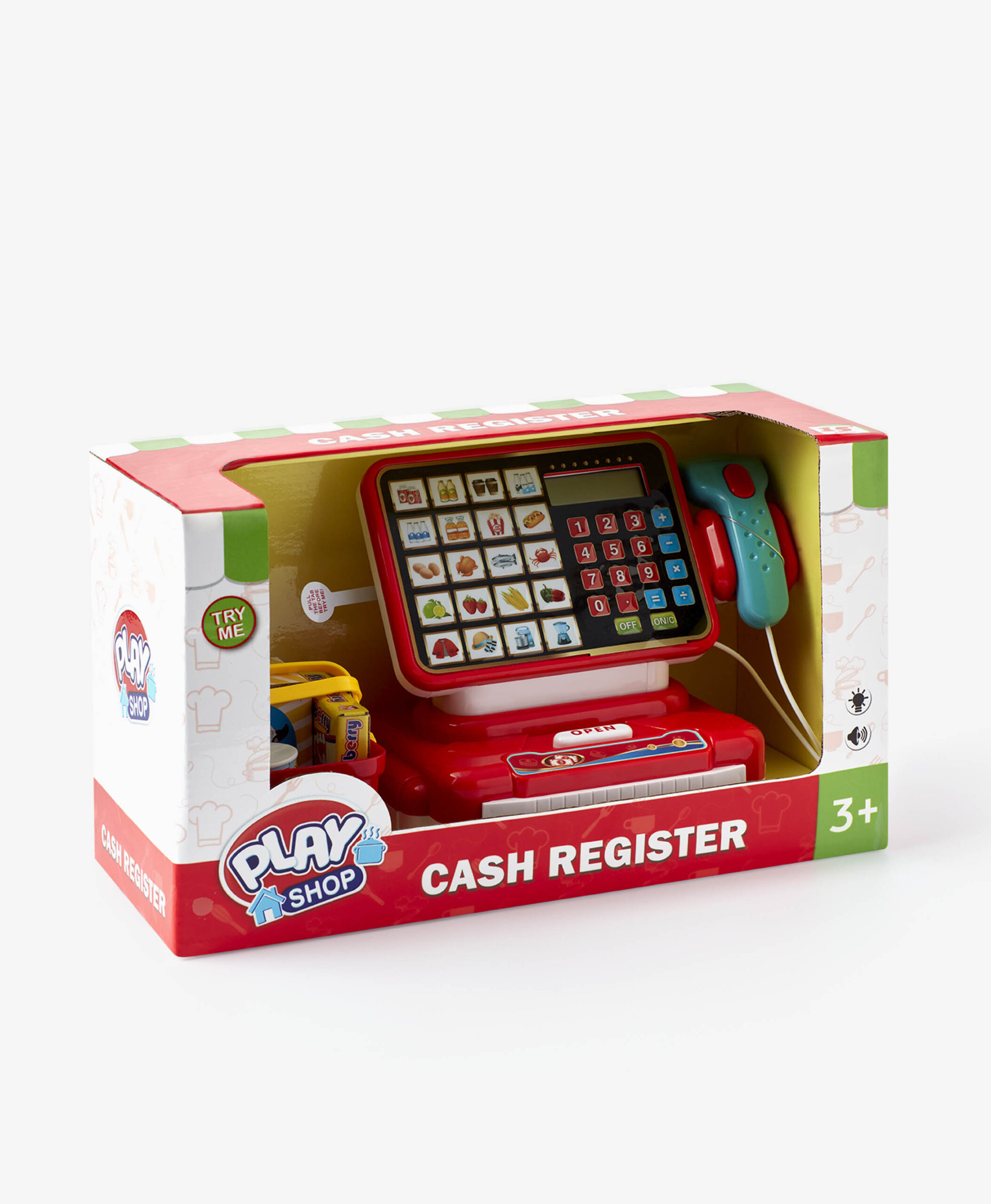 Spielzeug Kassa mit Korb