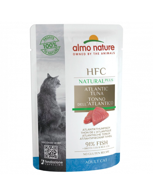 Almo Nature Hfc Cat Maaltijdzakjes Plus 55 g - Kattenvoer