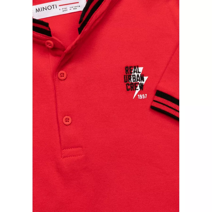 MINOTI Poloshirt Good Times Rot
