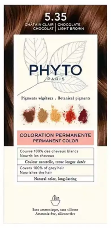 Kit Coloration - 5.35 Châtain Clair Chocolat - 1 Kit