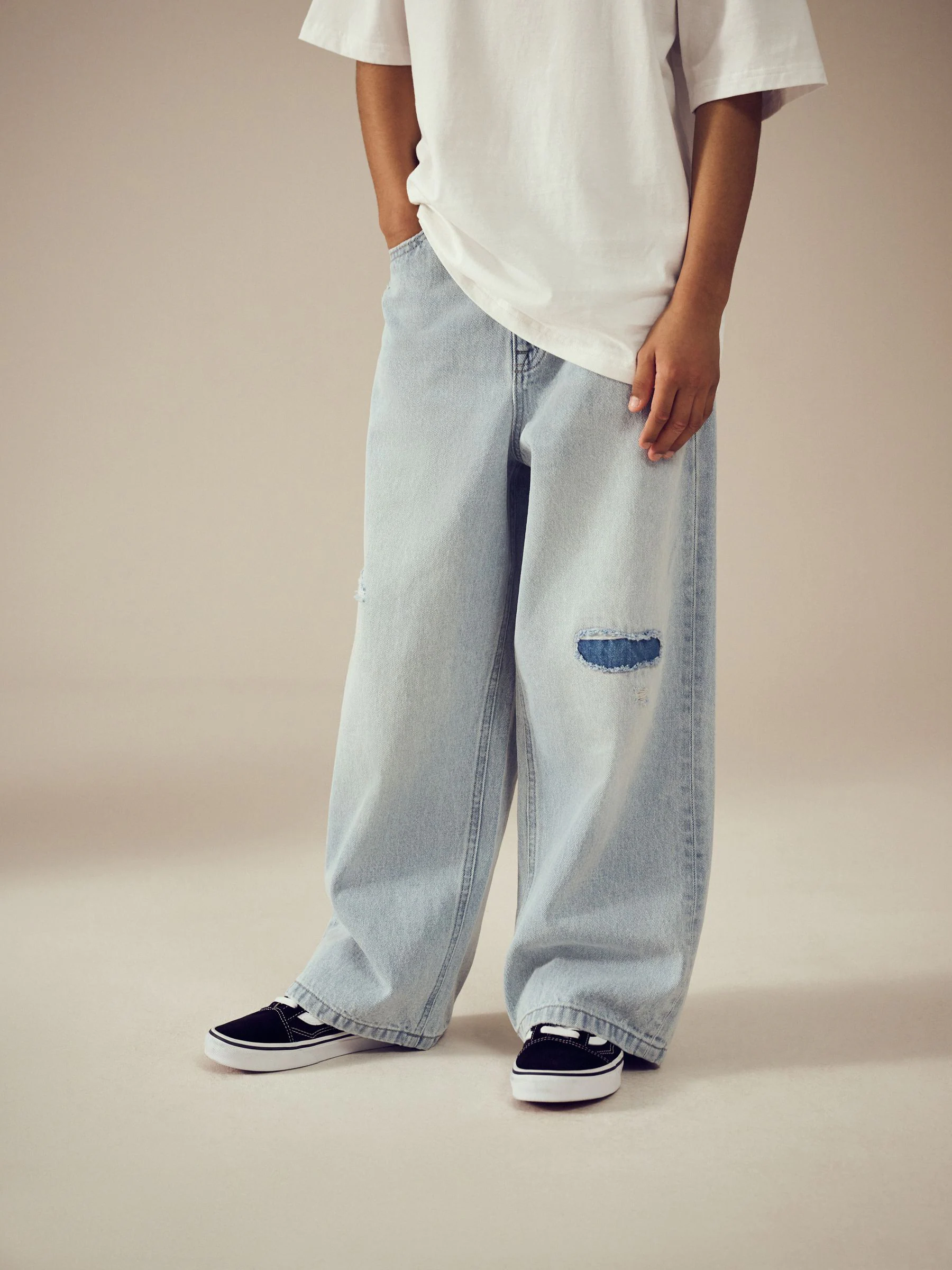 Gebleekt, distressed - Authentieke jeans (3-16jr)